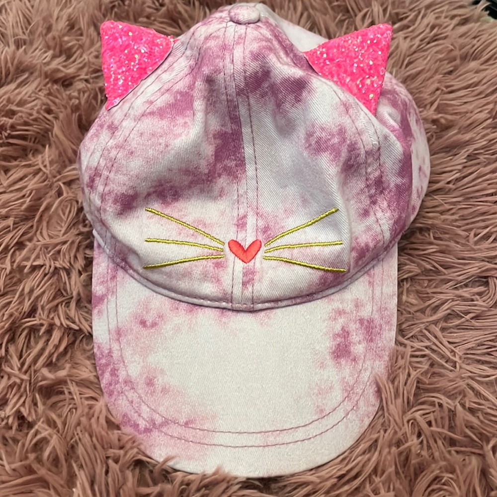 J Crew girls kitty cat cap with ears